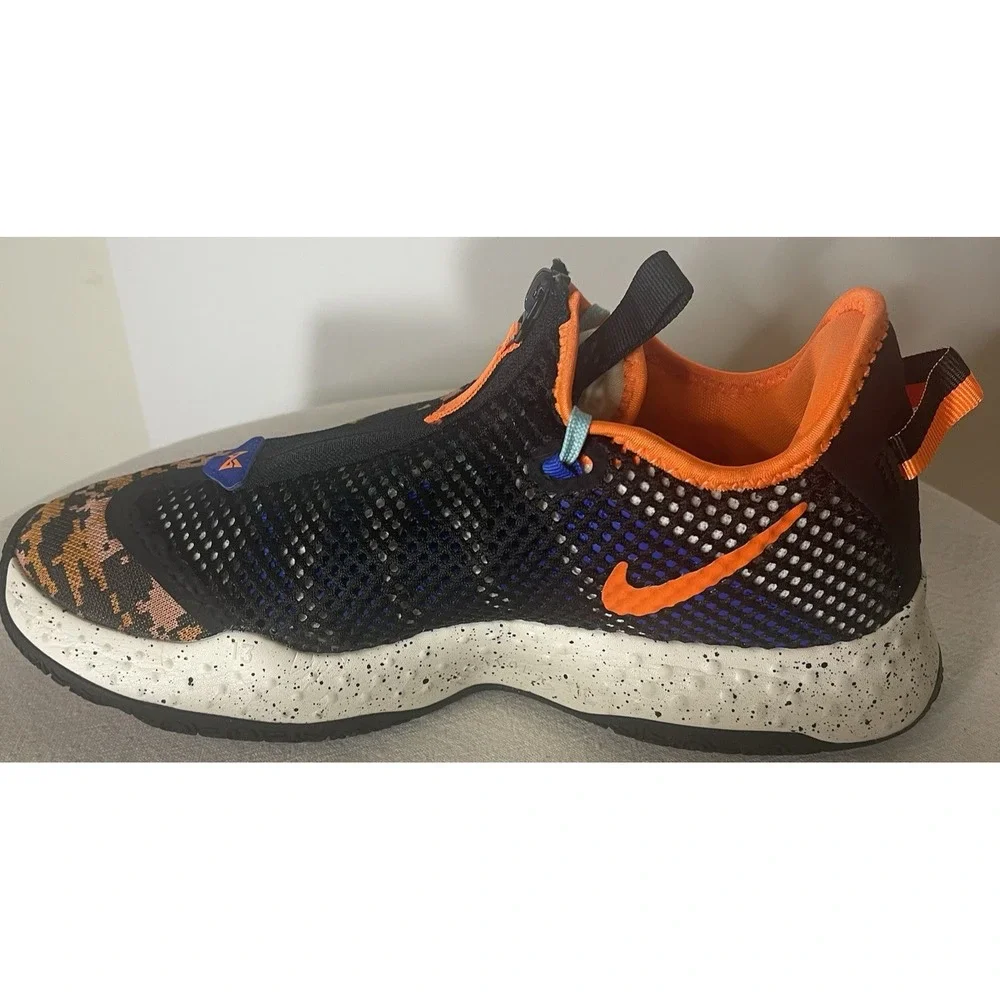 Nike PG 4 Paul George Basketball Shoes Mens 9.5 Digital‎ Camo CD5079-200 - Picture 4 of 14